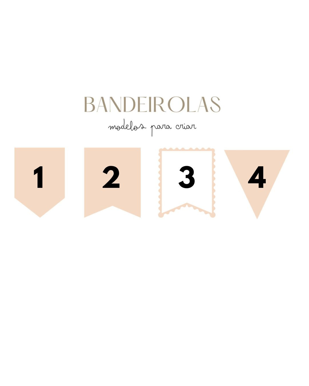 Bandeirola nome premium | personalizado